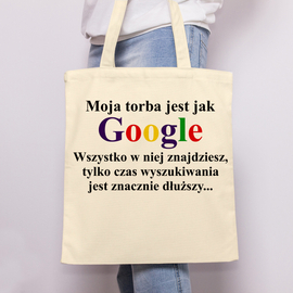 Moja torba jest jak google - torba