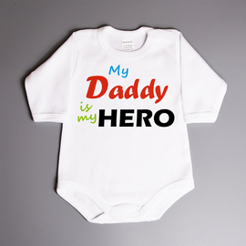 My Daddy's is my hero - body niemowlęce