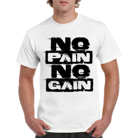 NO PAIN NO GAIN - koszulka męska