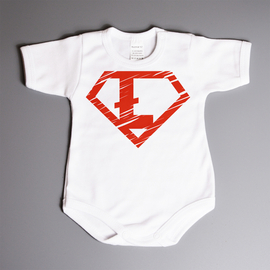 Super HERO (imię) - body dziecięce