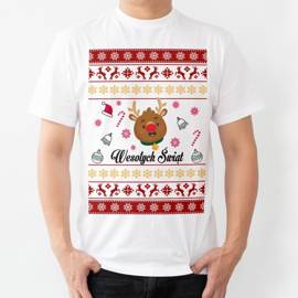 Wesołych świąt - koszulka męska